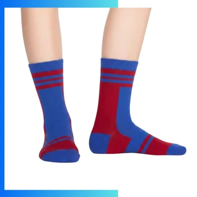 Custom Kids Mid Crew Socks – 360° Digital Print Sports Socks (96% Polyester, 176N Construction)