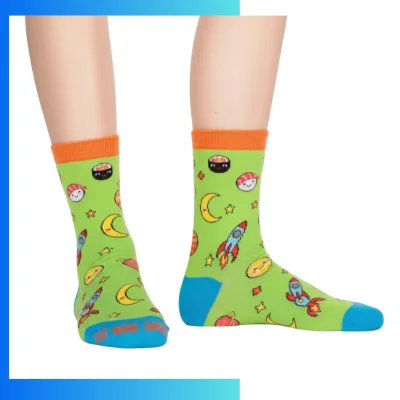 Custom Men’s Crew XL Socks – 360° Digital Print Extra Large Sports Socks