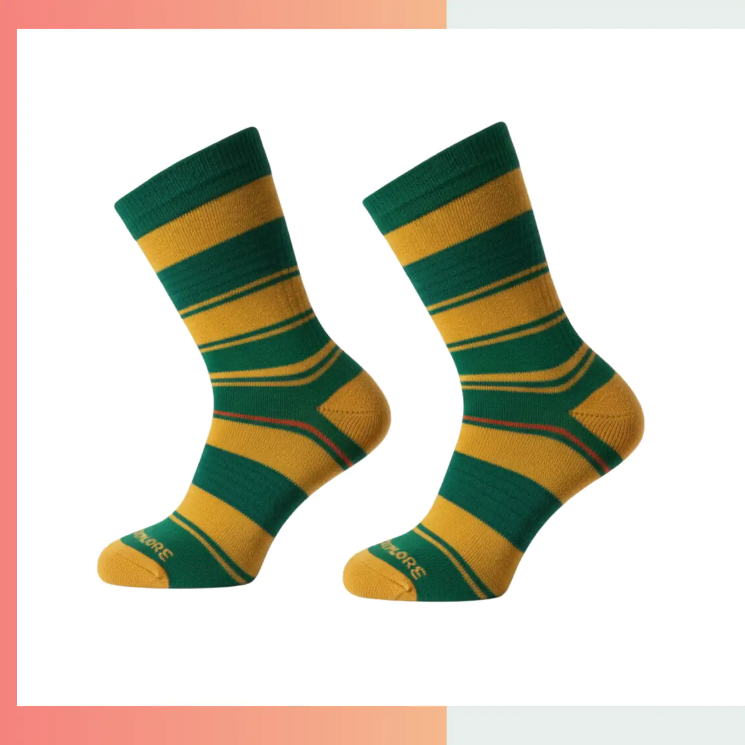 Custom Men’s Crew XL Socks – 360° Digital Print Extra Large Style B Socks
