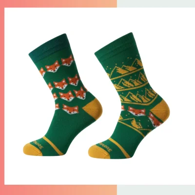 Custom Kids Mid Crew Socks – 360° Digital Print Polyester Spandex Style C Socks
