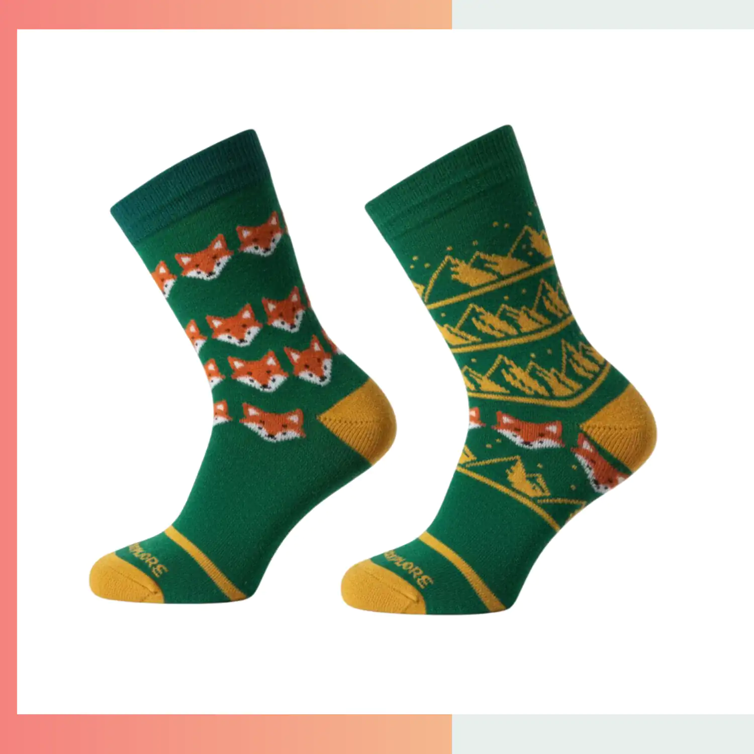 Custom Kids Mid Crew Socks – 360° Digital Print Polyester Spandex Style C Socks