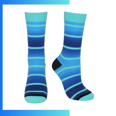 Custom Crew Socks – 360° Digital Print Cushion Loop Sole Sports & Athletic Performance Socks