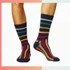 Custom below calf business jacquard socks, 168/200 needle cotton blend, soft stretch breathable for office professional wear and corporate gifts
