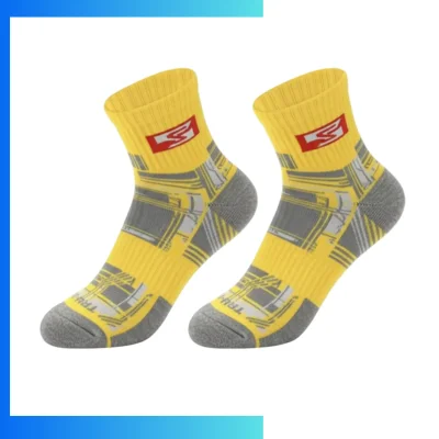 Custom Jacquard Ankle Socks – Low Cut Knit Casual Socks (200N)