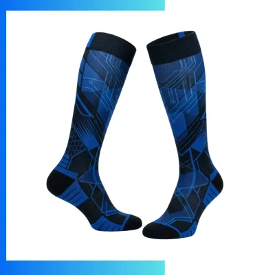 Custom Over the Calf Sublimated Socks – 360° Full Color Dye Print Sports Socks Polyester Spandex Blend