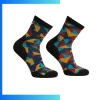 Custom Below the Calf Sublimated Crew Socks – Full Color Dye Print Polyester Spandex Athletic Socks
