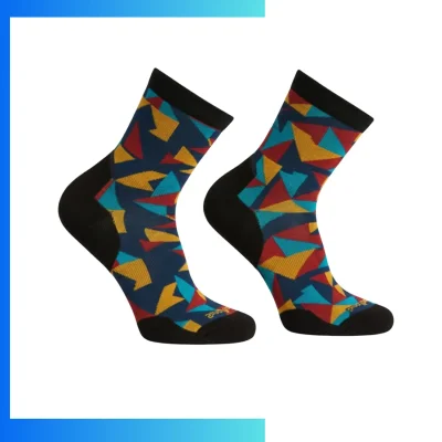 Custom Below the Calf Sublimated Crew Socks – Full Color Dye Print Polyester Spandex Athletic Socks