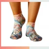 Custom ankle cut sublimated socks, full-color dye sublimation, 90% polyester 10% spandex 168-200 needle low-profile socks for sports teams casual wear promotional merchandise