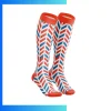 Custom Men’s Crew XL Sublimated Socks – Extra Large Full Color Dye Sublimation Polyester Spandex Sports Socks