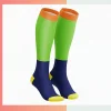 Custom men's mid crew sublimated socks Style B, 46cm L size, full color dye sublimation, 96% polyester 4% spandex 176 needle for men sports team corporate gifts daily wear