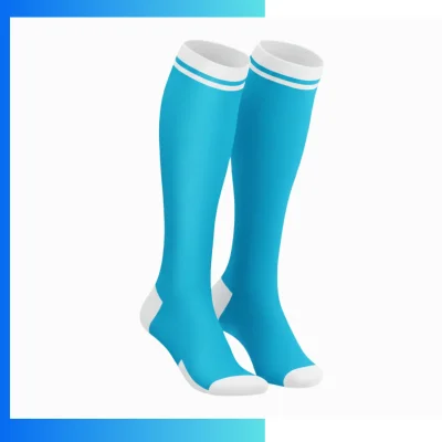 Kids Mid Crew Sublimated Socks – Style C Custom Full Color Polyester Spandex Sports Socks