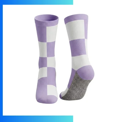 Women’s Mid Crew Sublimated Socks – Style C Custom Full Color Polyester Spandex Sports Socks