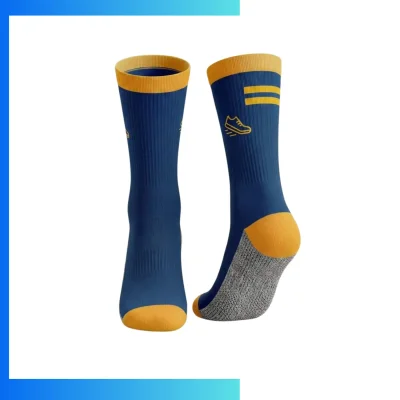 Kids Mid Crew Sublimated Socks – Cushion Loop Sole Custom Full Color Sports Socks