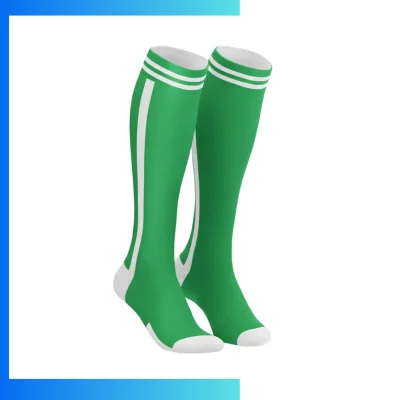 Men’s Mid Crew Sublimated Socks – Cushion Loop Sole Custom Full Color Sports Socks