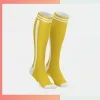 Custom crew sublimated socks with cushion loop sole, 40cm L size, full color dye sublimation, 96% polyester 4% spandex 176 needle shock absorption for athletes