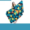 Custom sublimated quick-dry sand-proof beach towel front view-SKU NPS-ACC-TW-BE-118