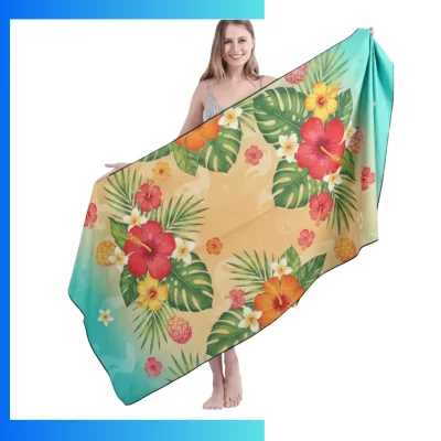 Custom Oversized Sublimated Beach Towels – 40×75” Quick-Dry Sand-Proof Microfiber Towels