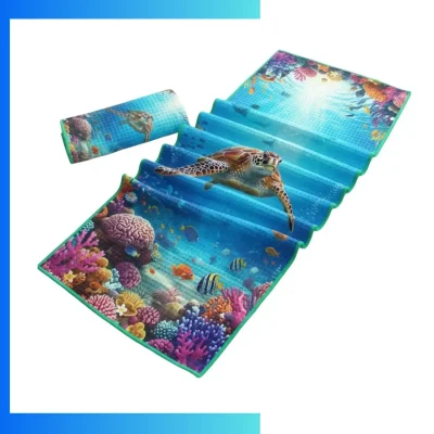 Custom Extra-Large Subli-Waffle Beach Towel 30×60” – 320gsm Textured Microfiber Spa Towel