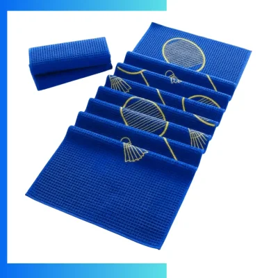 Custom Waffle Microfiber Golf Towel – 320GSM Sublimation Sports & Club Towel
