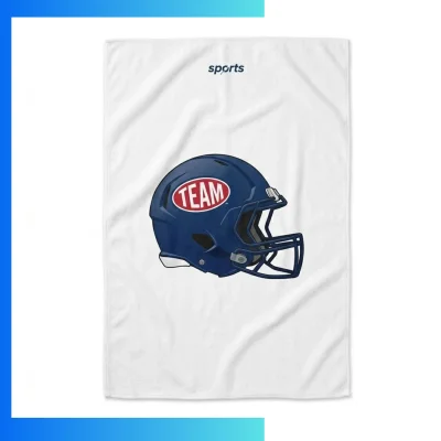 Custom Full Sublimation Sports Rally Towel – 200GSM Microfiber Fan Giveaway Towel (18" x 15")