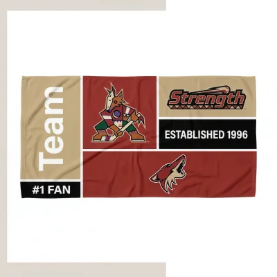 Custom CoolMax performance rally towel with full-bleed edge-to-edge sublimation front view - NPS-ACC-TW-RA-166