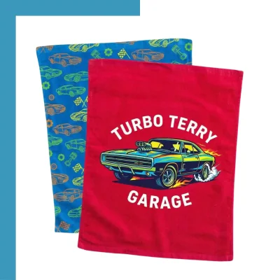 Custom Large Sublimated Rally Towel 15”×18” – Premium Microfiber Fan Towel