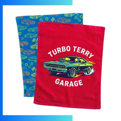 Custom Large Sublimated Rally Towel 15”×18” – Premium Microfiber Fan Towel