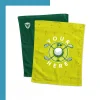 Custom eco-friendly rPET gym towel with edge-to-edge sublimation front view - NPS-ACC-TW-RPET-178