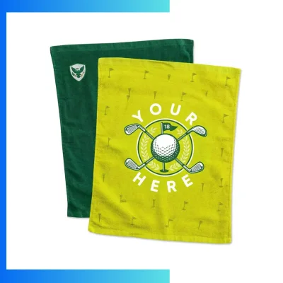 Custom Eco-Friendly rPET Gym Towel 12"×20" – Full Sublimation Recycled Microfiber Workout Towel