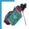 Custom 420gsm Plush Velour Microfiber Golf Towel with Carabiner – 12"×20" Sublimated Premium Golf Towel
