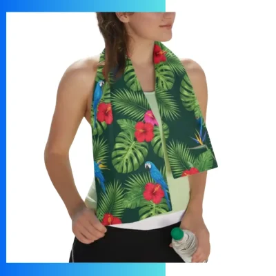 Custom Microfiber Terry Rally Towel – 250gsm Sublimation Sports & Event Towel 15”×25”