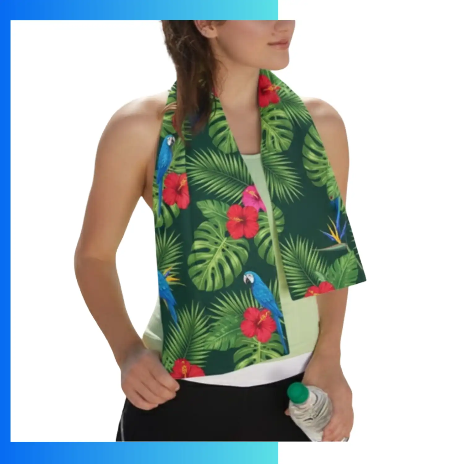 Custom Microfiber Terry Rally Towel – 250gsm Sublimation Sports & Event Towel 15”×25”