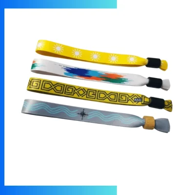 Custom Sublimation Polyester Wristbands with Full-Color Print – Event & Festival Access Bands