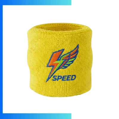Custom Embroidered Stretch Wristbands β Solid Color Cotton Blend Sports & Promotional Wristbands