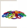 Solid color blank silicone wristbands, soft durable silicone bracelets in multiple widths for events awareness and promotional use