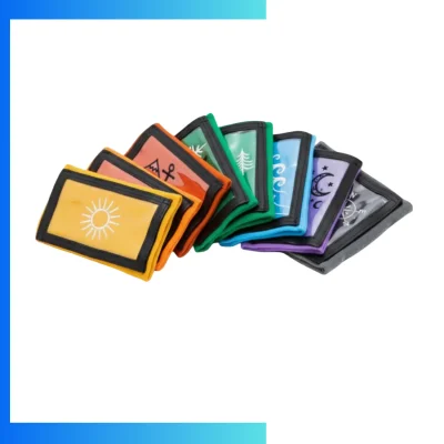 Custom PVC Pocket Wristband β Solid Color Cotton Elastic ID Holder Wristband for Events & Festivals