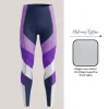 Custom full sublimation men's cycling long tights in 250GSM lycra laid flat
