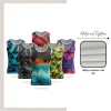 Custom full sublimation men's sleeveless compression t-shirt in pro series spandex milk silk laid flat.