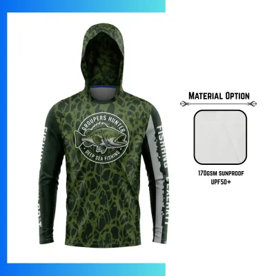SolarProtec Full Sublimation Hooded Long Sleeve Shirt with Mesh Side Panels β UPF50+ Custom Sun Protection