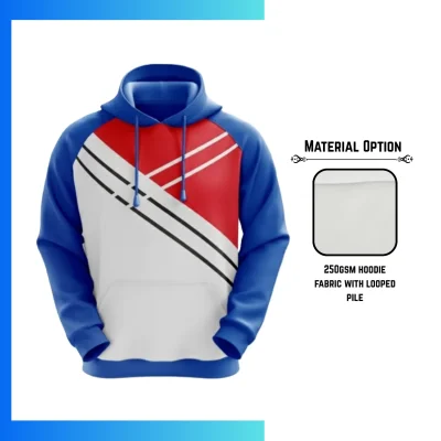 Custom Full Sublimation 250G Lightweight Hoodie with Kangaroo Pocket – Men’s, Women’s & Kids Sportswear