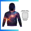 Custom Full Sublimation 310G Fleece-Lined Hoodie with Kangaroo Pocket – Heavyweight Pullover Winter Hoodie