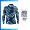 Custom Full Sublimation Long Sleeve Sports Polo Shirt – 150gsm Performance Polyester Teamwear XS–4XL