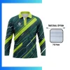 75D Pique Long Sleeve Polo Shirt – Full Sublimation Custom Unisex & Kids Teamwear XS–4XL