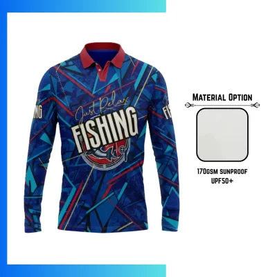 UPF50+ SolarProtect Long Sleeve Polo Shirt β Full Sublimation Custom Sun Protection Sportswear XSβ4XL