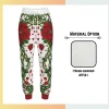 Custom full sublimation printed 170gsm solarprotec UPF50+ lounge pants for unisex and kids laid flat, showcasing vibrant design on sun-protective fabric with elastic waistband, drawcord, and side pockets.