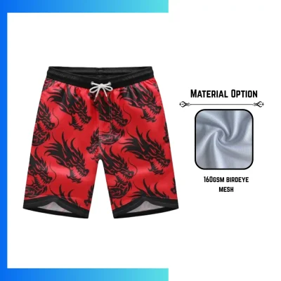 Unisex Coolmax Performance Shorts β 160G Birdseye Mesh Quick Dry Gym & Training Shorts Custom Sublimation