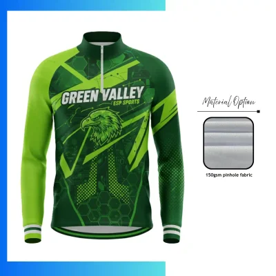 Unisex & Women's Full Sublimation Quarter Zip Pullover | 150G Pinhole Performance Mesh