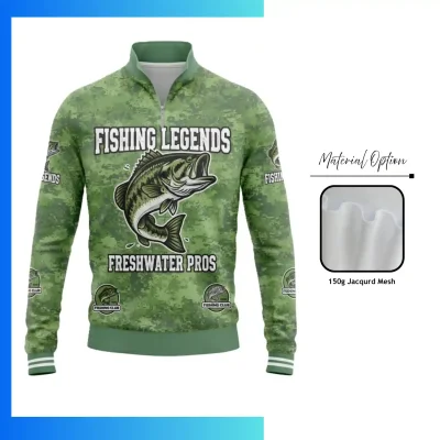 150G Pinhole Fabric Quarter Zip Pullover β Custom Sublimated Breathable Team & Training Wear