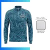 Custom Quarter Zip Pullover Long Sleeve | 180G Milk Silk Sublimation Team Jacket