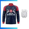 220G Ultra Light Quarter Zip Sweatshirt – Custom Sublimation Athletic Warm-Up Pullover